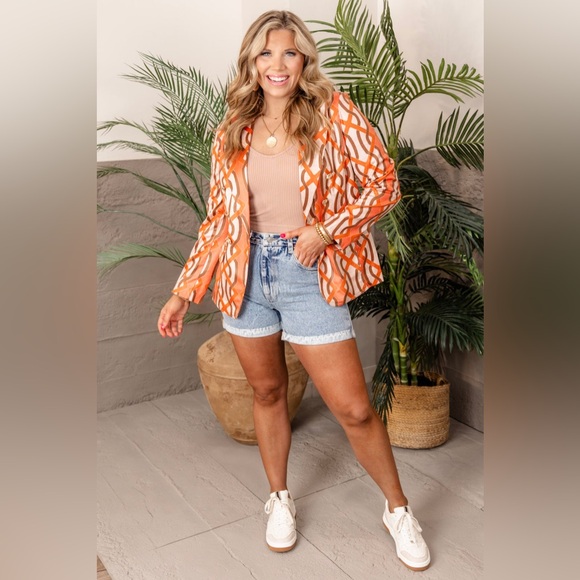 Insight Abstract Print Blazer - Picture 5 of 6